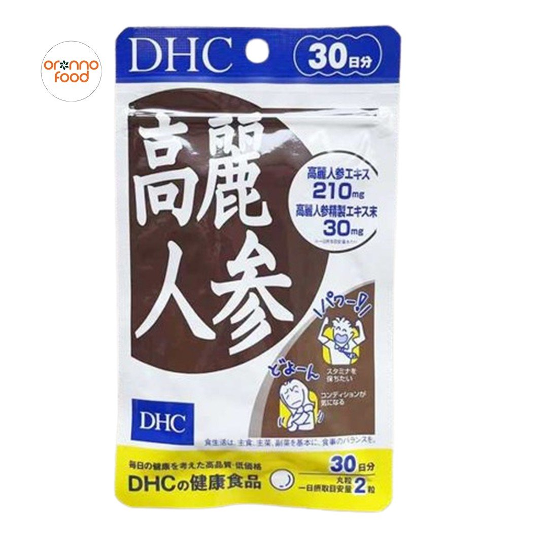 Oronno Food Authentic DHC Korean Ginseng Extract Supplement Japan