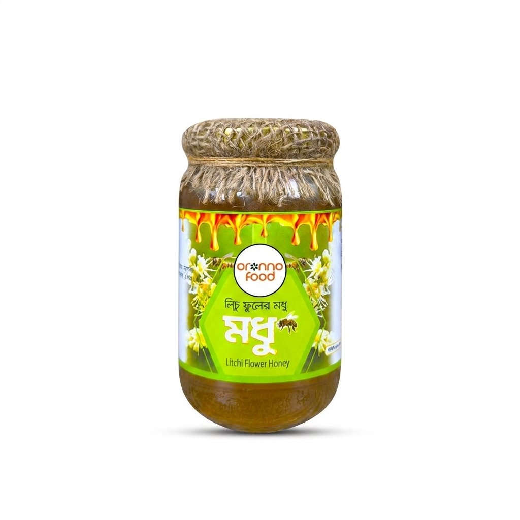Oronno Food 100% Pure Litchi Flower Honey 500gm