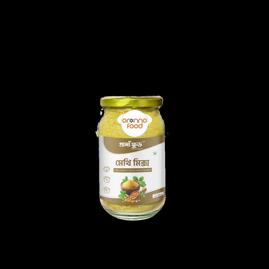 Oronno Food Pure Organic Fenugreek Methi Mix Powder